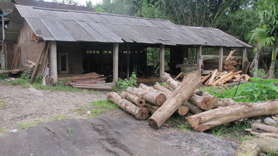 Salah satu tempat yang dikunjungi ketika sedang keliling Dusun Maitan
